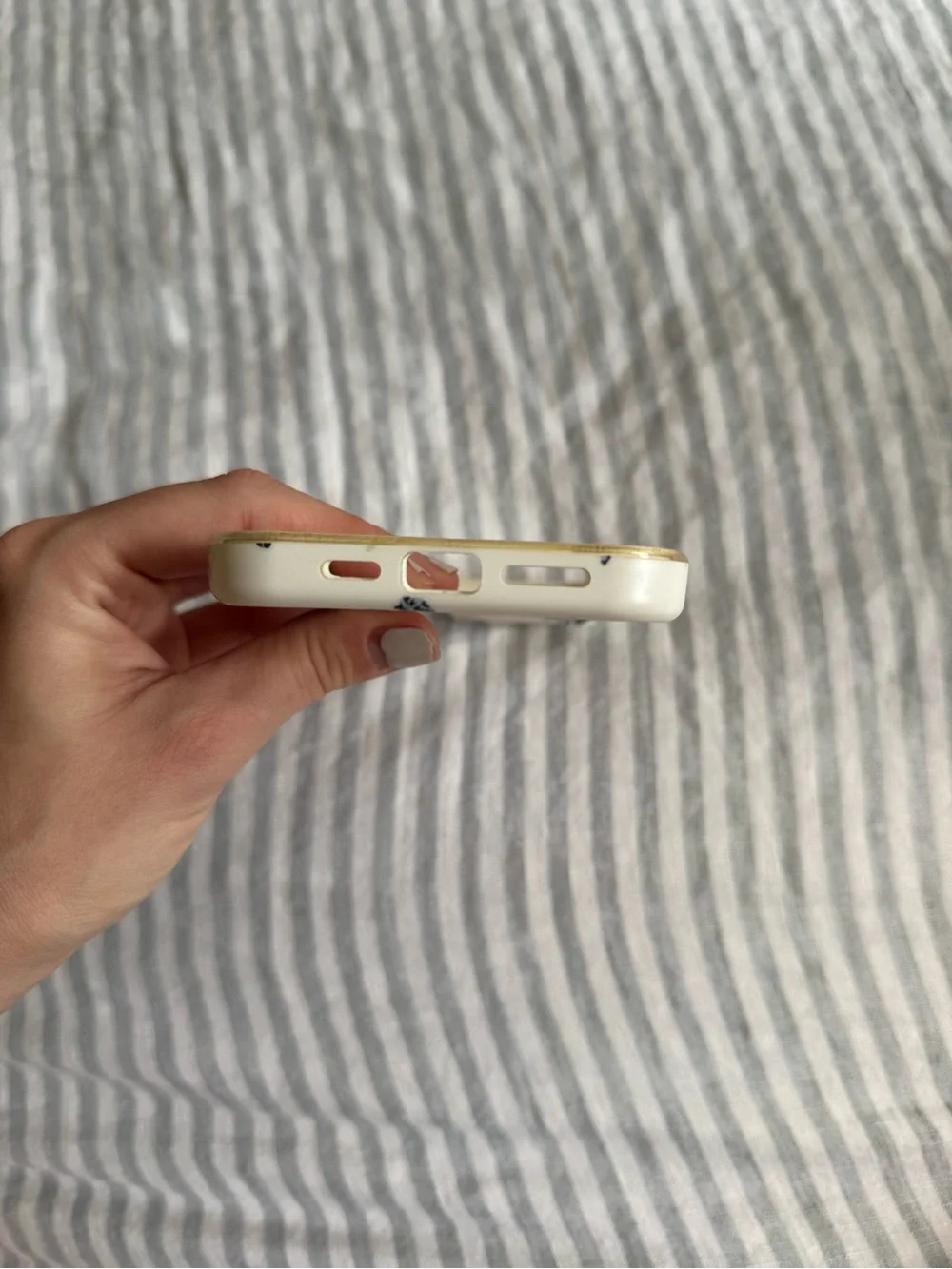 White Floral Phone Case - Dairy Boy
